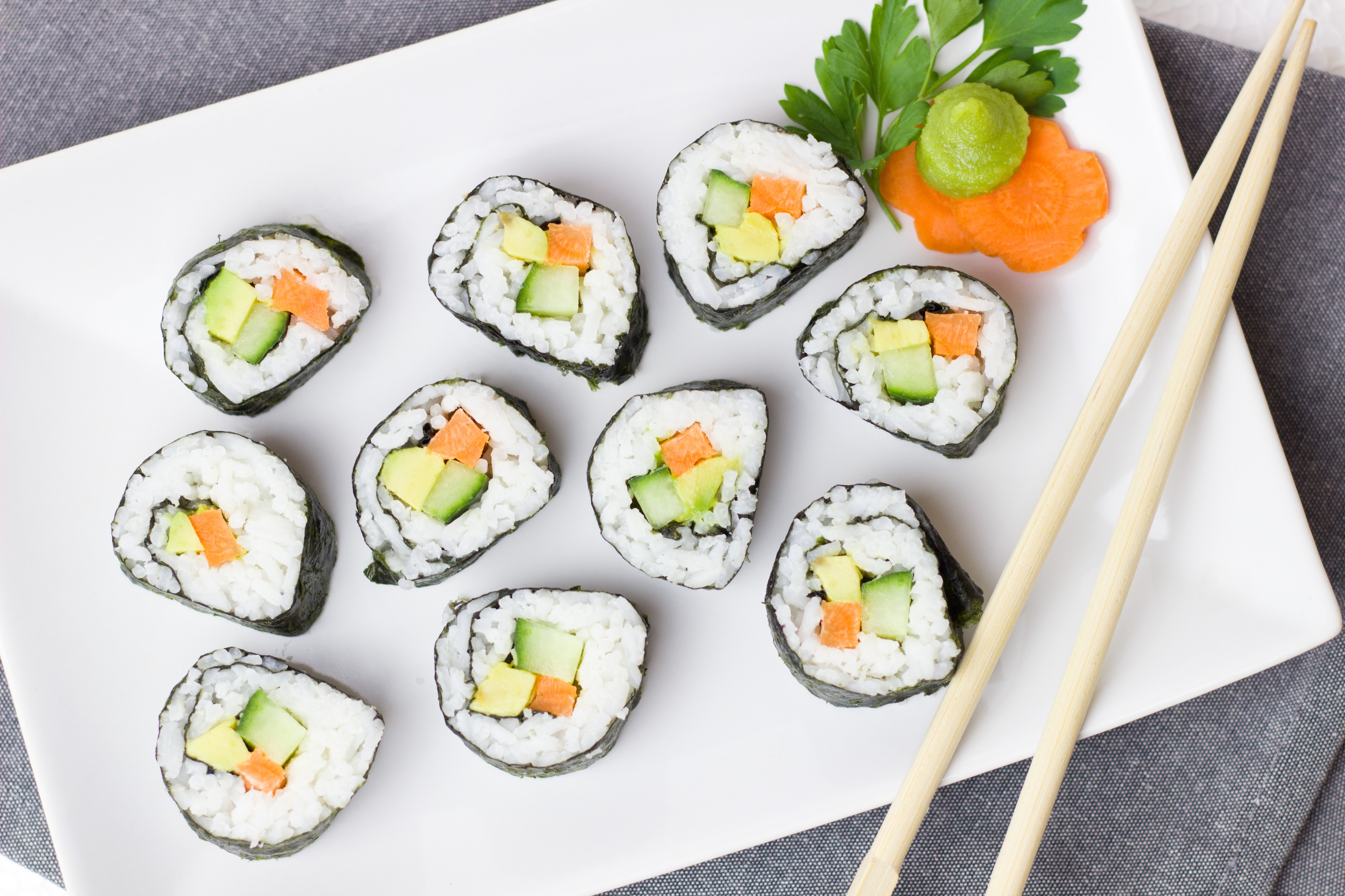 Vers gemaakte sushi